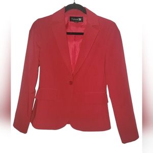 🌺Forever 21 Red Blazer Sz S🌺